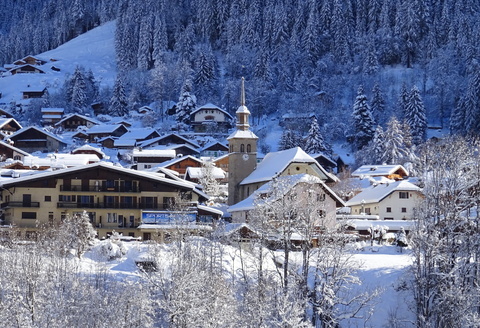 Kirche Sainte Trinit in Les Contamines